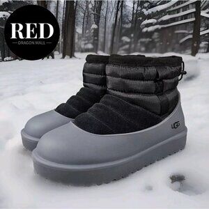 UGG Classic Mini Pull-On Weather Waterproof Insulated Boots - Men's Size 8